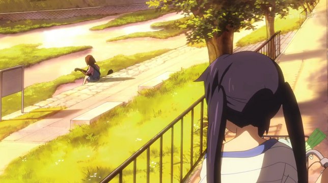 川沿いの桜並木
